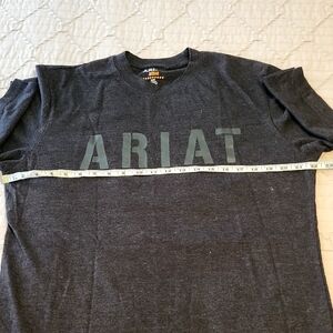Ariat Graphite Gray Short Sleeve Tee Casual Comfort
